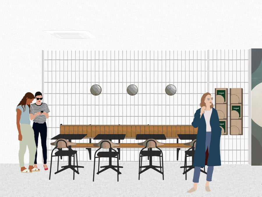 Interior Design Commerical Victoria Jedrisko's student work